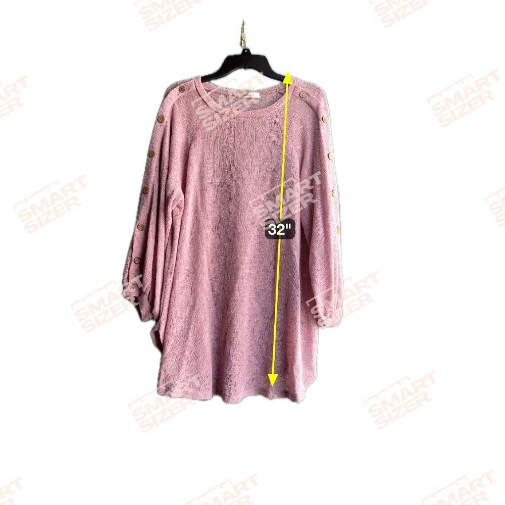 Emerald 1x soft lightweight pink long sleeved top - Picture 8 of 10